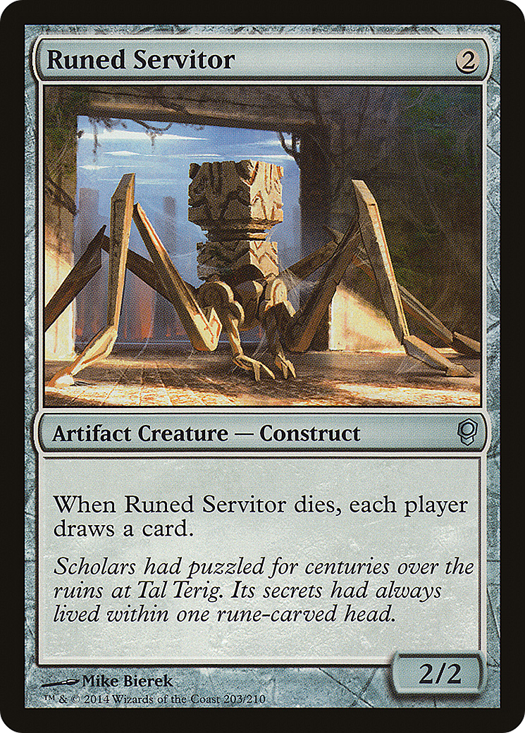 Runed Servitor (CNS-203) [Conspiracy] Foil