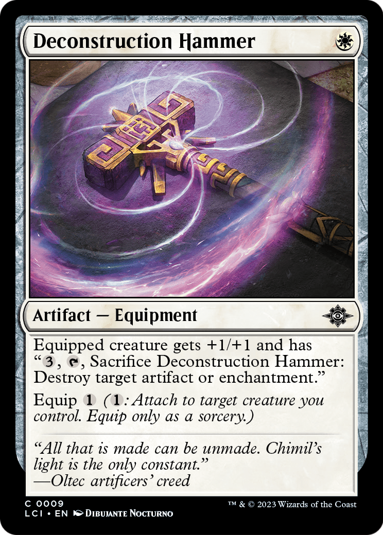 Deconstruction Hammer (LCI-009) [The Lost Caverns of Ixalan]