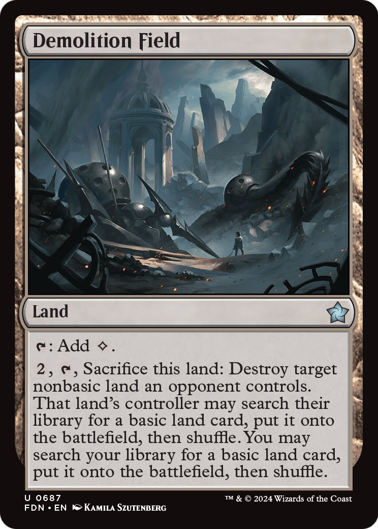 Demolition Field (FDN-687) [Foundations]