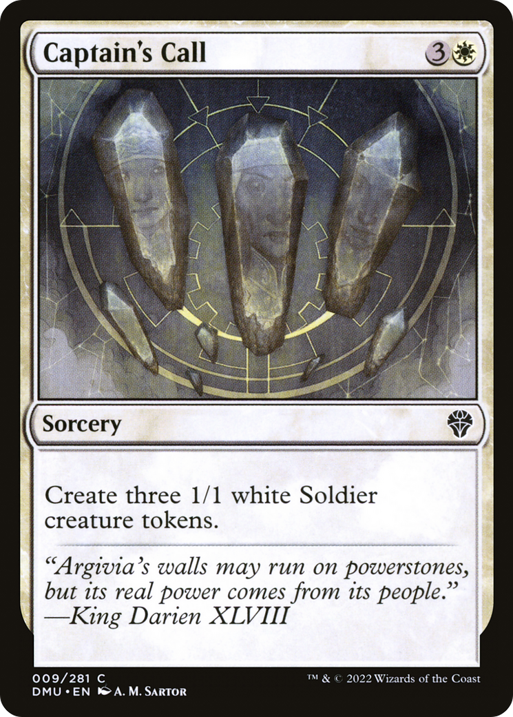 Captain's Call (DMU-009) [Dominaria United] Foil