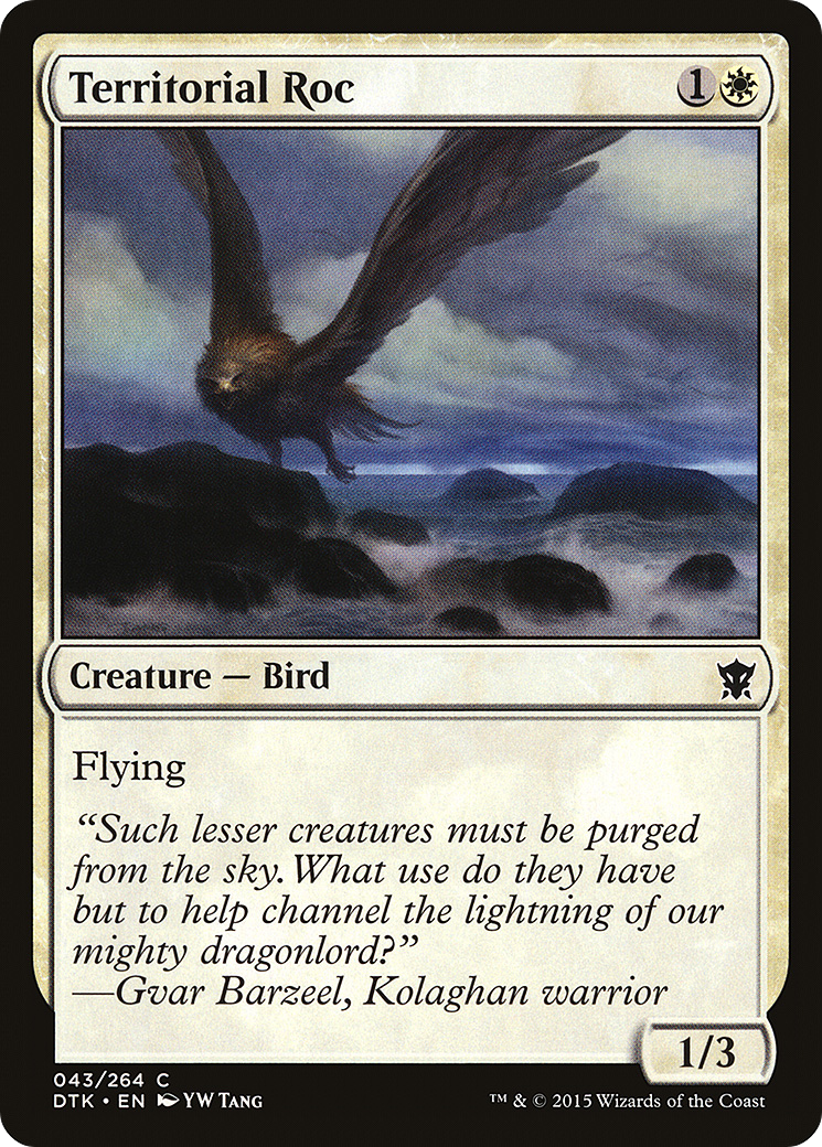 Territorial Roc (DTK-043) [Dragons of Tarkir] Foil