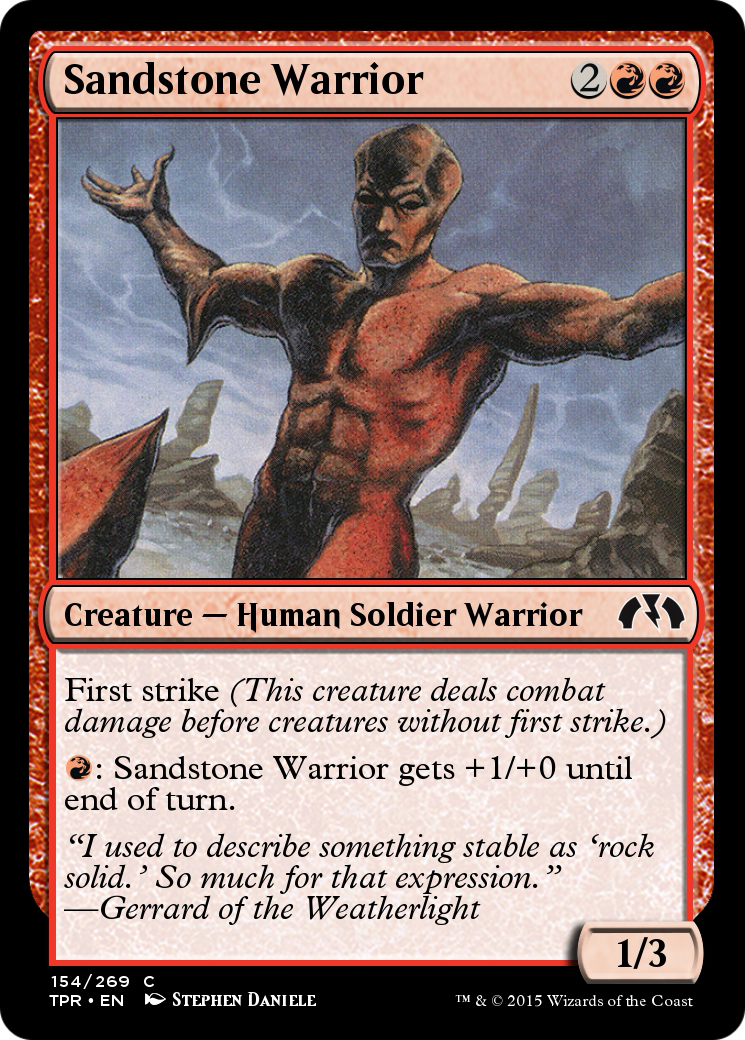 Sandstone Warrior (TPR-154) [Tempest Remastered]