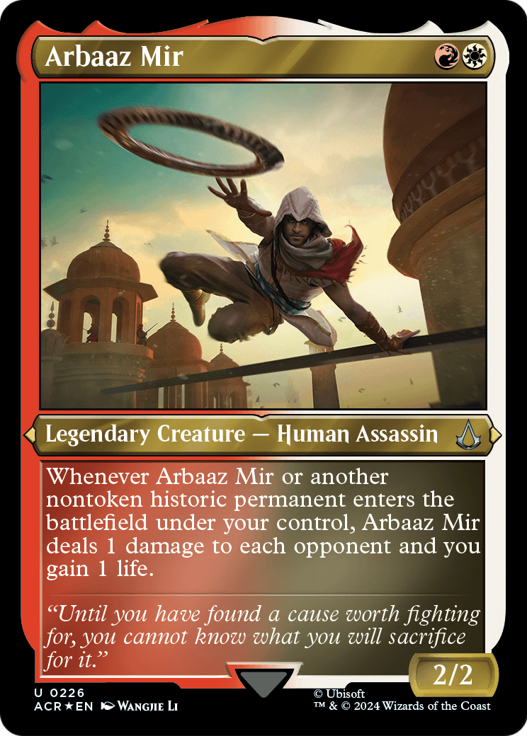 Arbaaz Mir (Foil Etched) (ACR-226) [Assassin's Creed] Foil