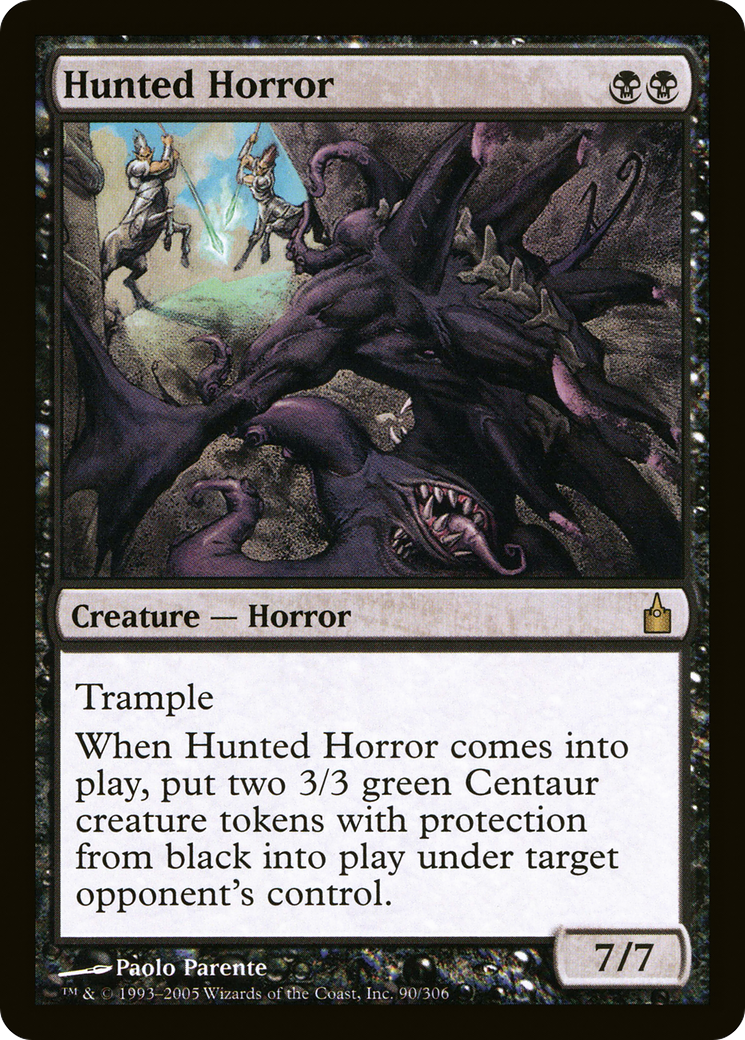 Hunted Horror (RAV-090) [Ravnica: City of Guilds] Foil
