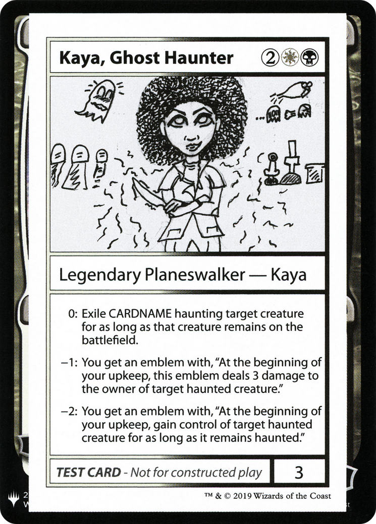 Kaya, Ghost Haunter (CMB1-094) [Mystery Booster Playtest Cards 2019]