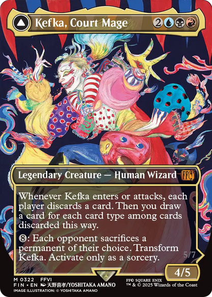 Kefka, Court Mage (FIN-322) (Borderless) [FINAL FANTASY] Foil