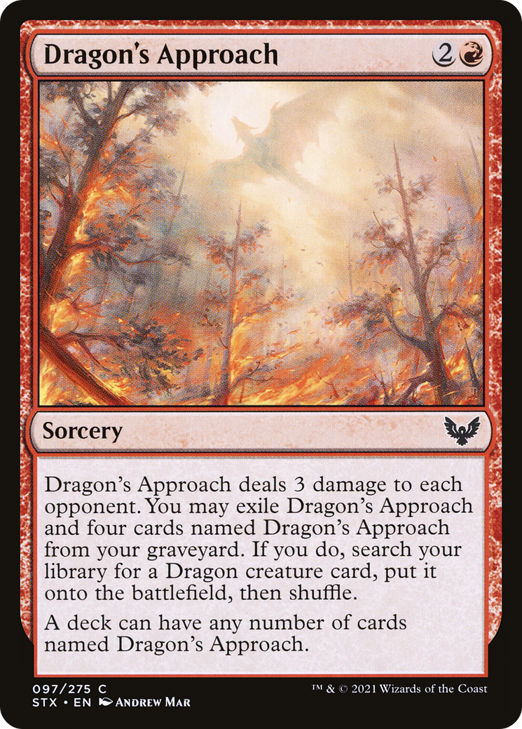 Dragon's Approach (STX-097) [Strixhaven: School of Mages]