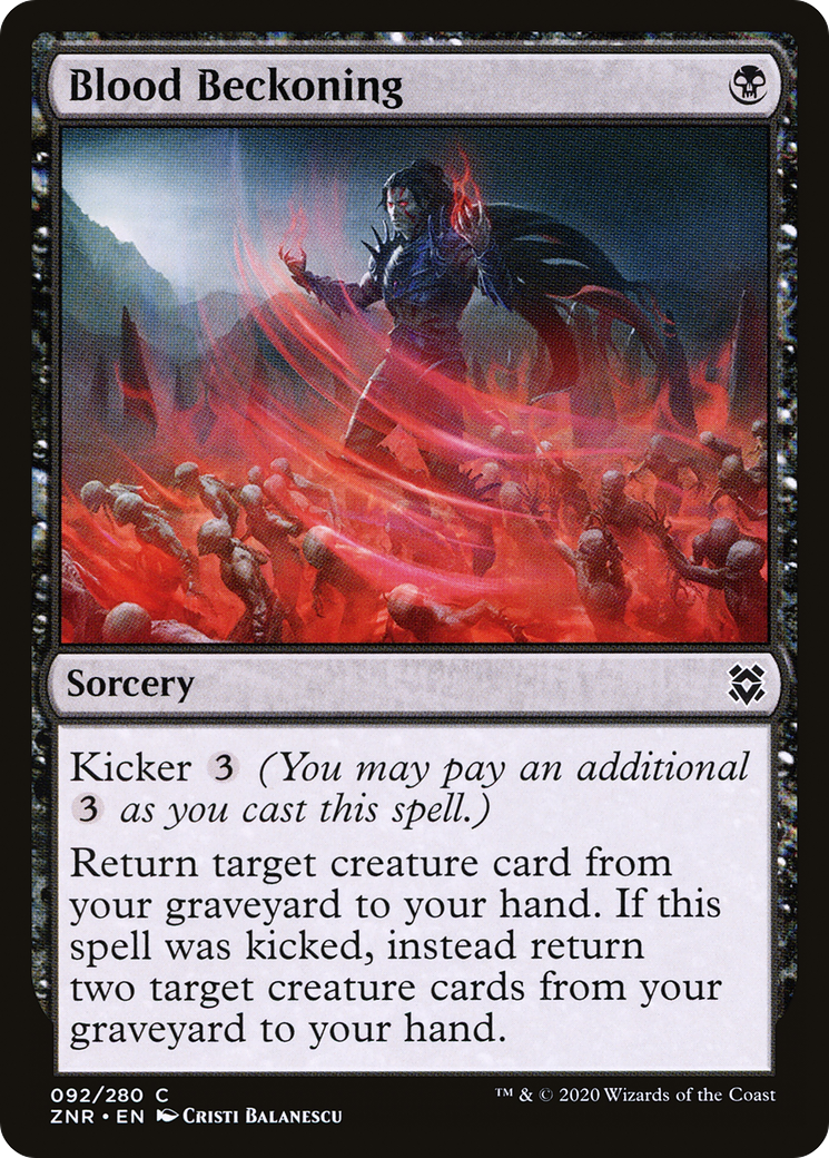 Blood Beckoning (ZNR-092) [Zendikar Rising]