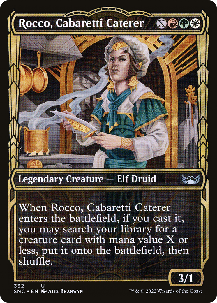 Rocco, Cabaretti Caterer (Showcase) (SNC-332) [Streets of New Capenna] Foil
