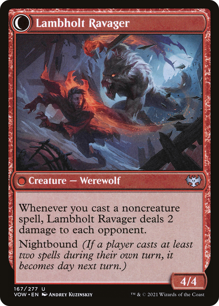 Lambholt Raconteur (VOW-167) [Innistrad: Crimson Vow] Foil