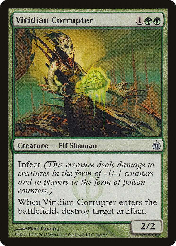 Viridian Corrupter (MBS-094) [Mirrodin Besieged]