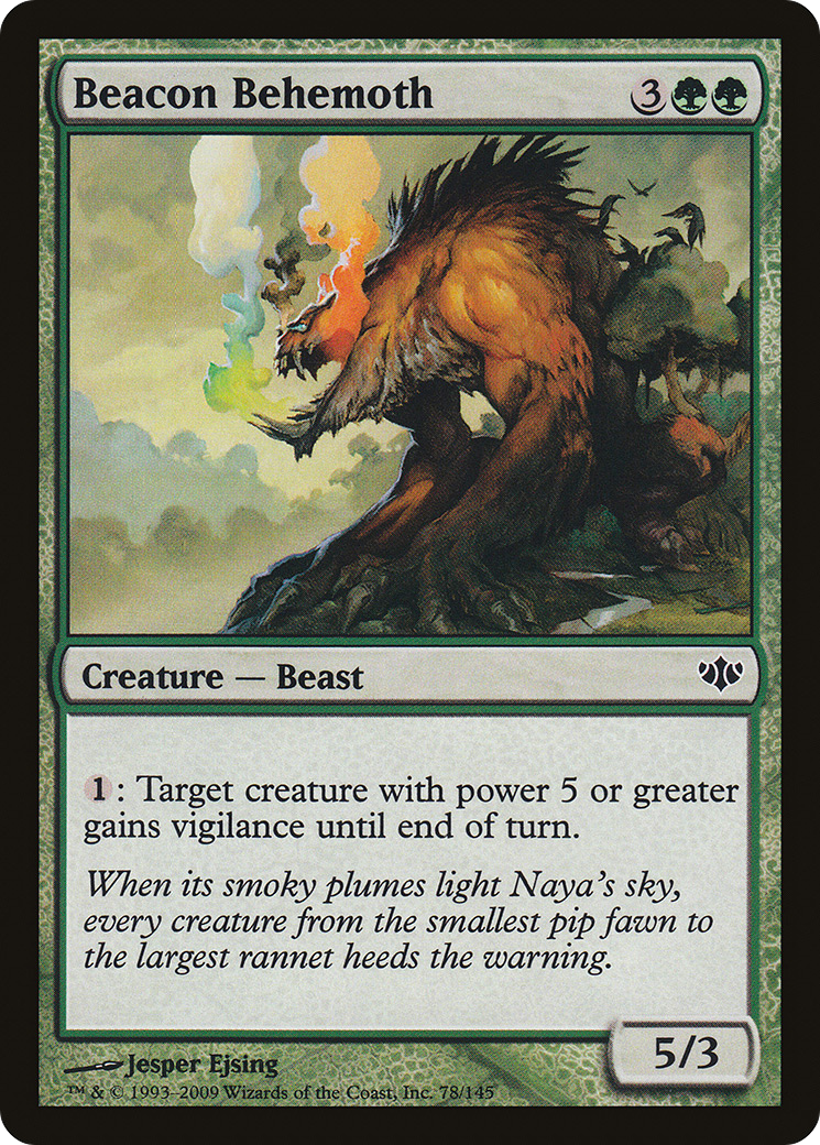 Beacon Behemoth (CON-078) [Conflux] Foil