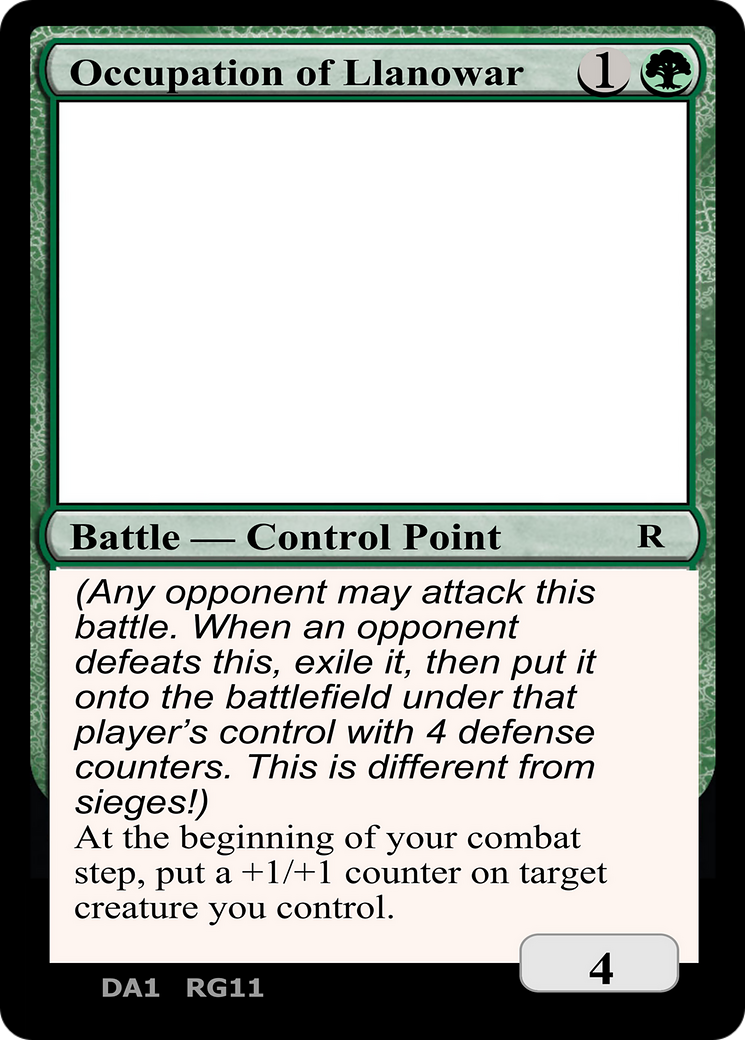 Occupation of Llanowar [Unknown Event]