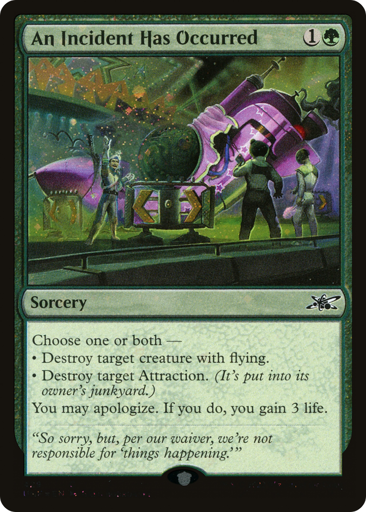 An Incident Has Occurred (Galaxy Foil) (UNF-429) [Unfinity] Foil