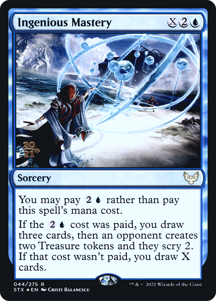 Ingenious Mastery (PRE-44S) [Strixhaven: School of Mages Promos] Foil