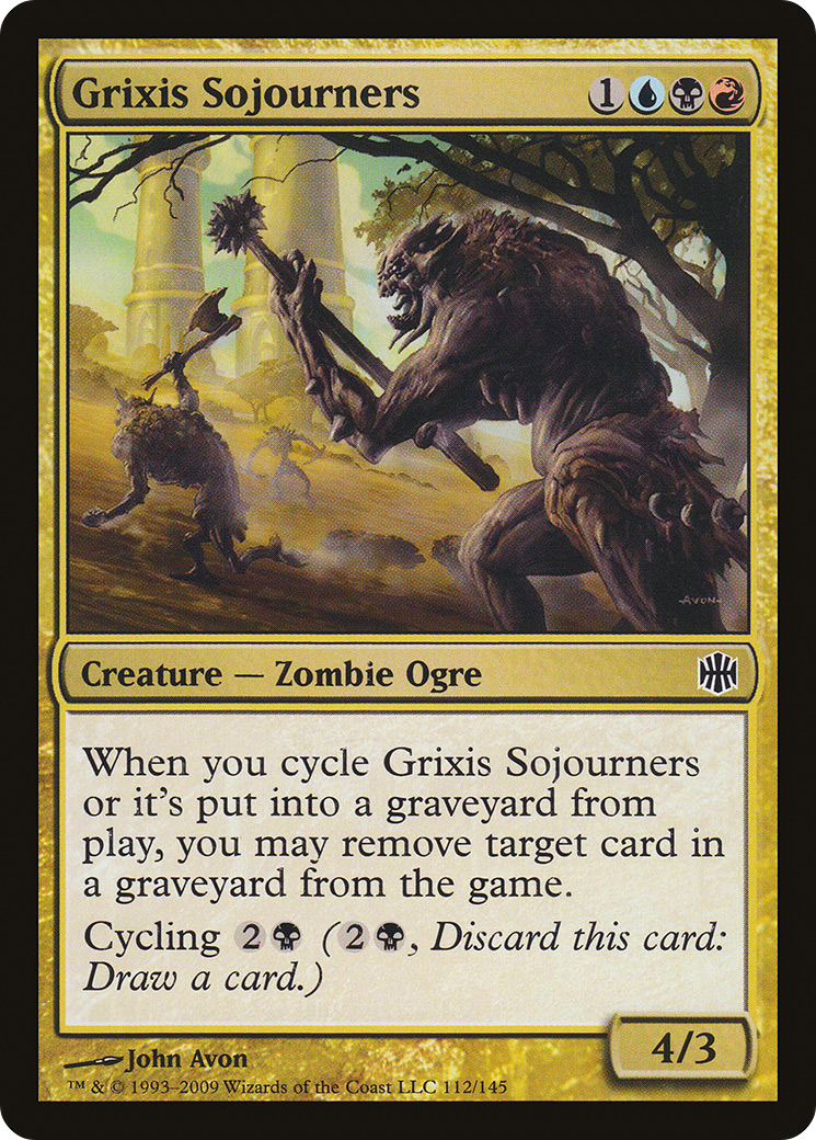 Grixis Sojourners (ARB-112) [Alara Reborn] Foil