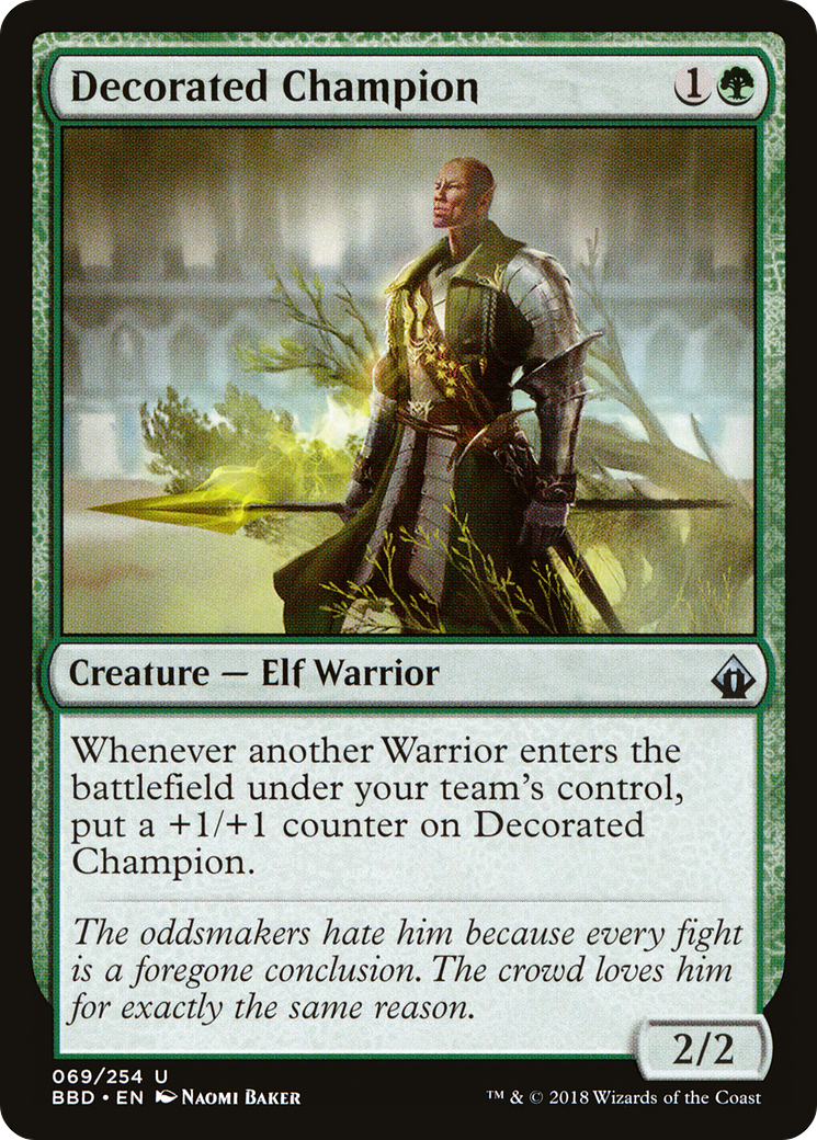 Decorated Champion (BBD-069) [Battlebond] Foil