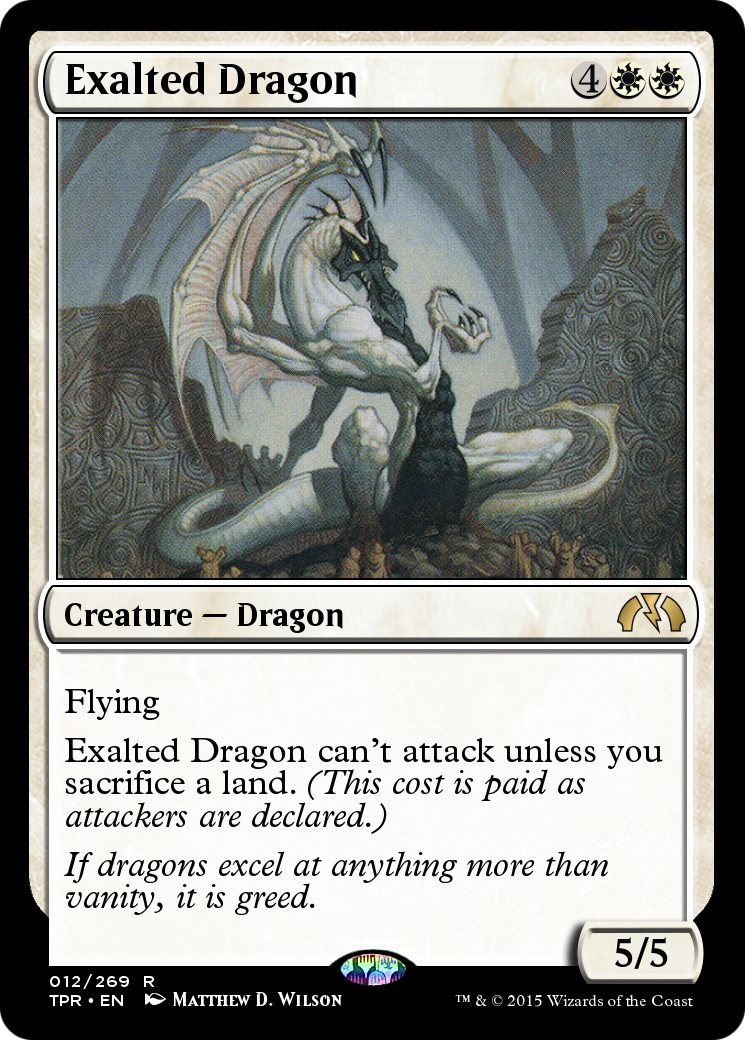 Exalted Dragon (TPR-012) [Tempest Remastered] Foil