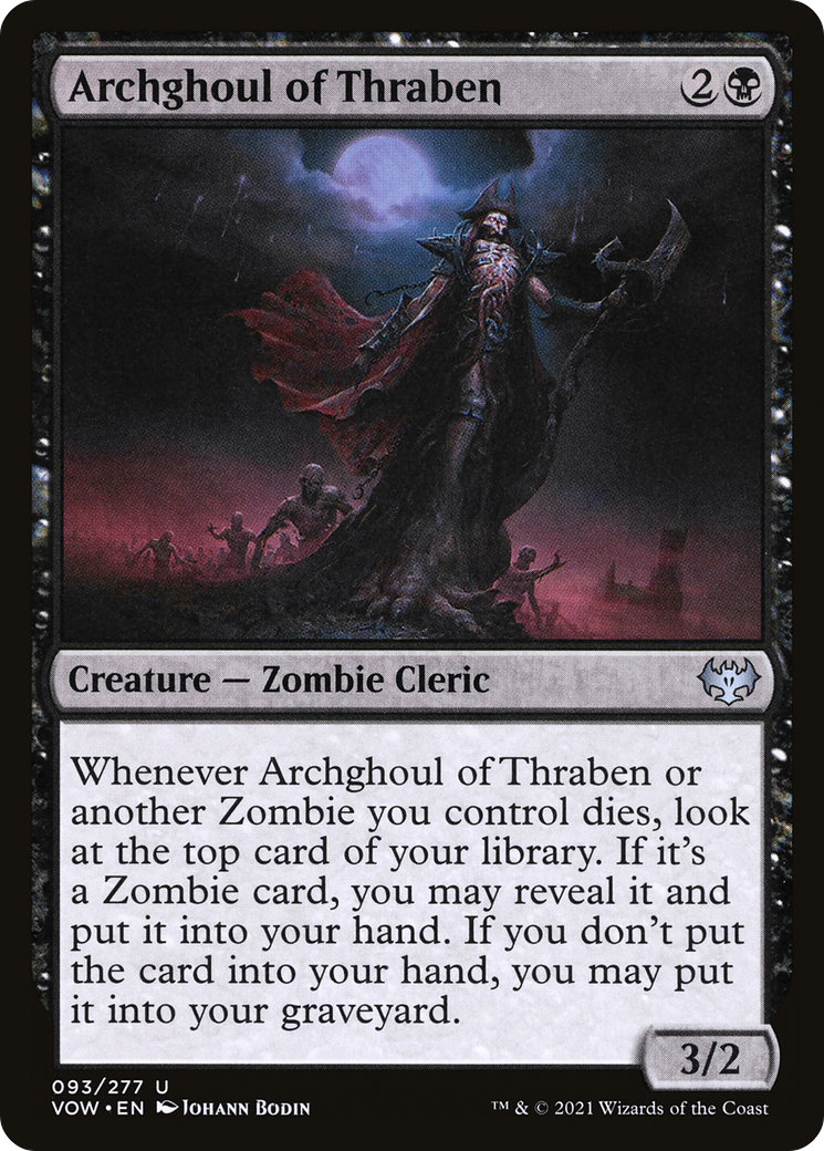Archghoul of Thraben (VOW-093) [Innistrad: Crimson Vow] Foil