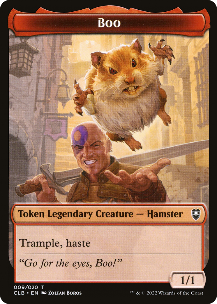 Boo Token (CLB-009) [Battle for Baldur's Gate Tokens]