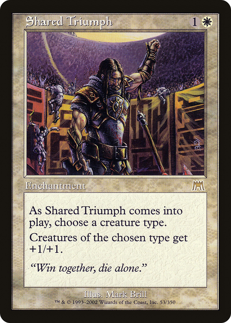 Shared Triumph (ONS-053) [Onslaught] Foil