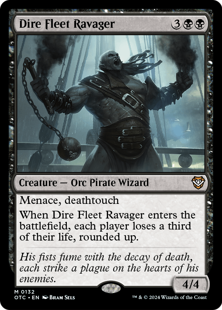 Dire Fleet Ravager (OTC-132) [Outlaws of Thunder Junction Commander]