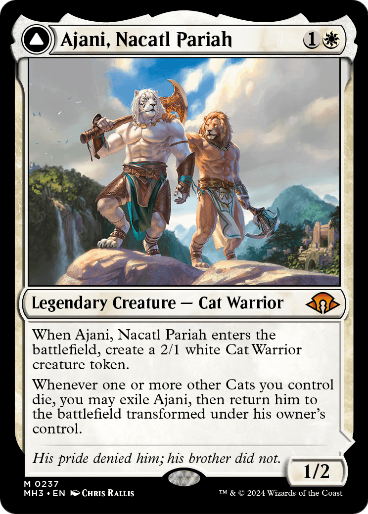 Ajani, Nacatl Pariah (MH3-237) [Modern Horizons 3] Foil