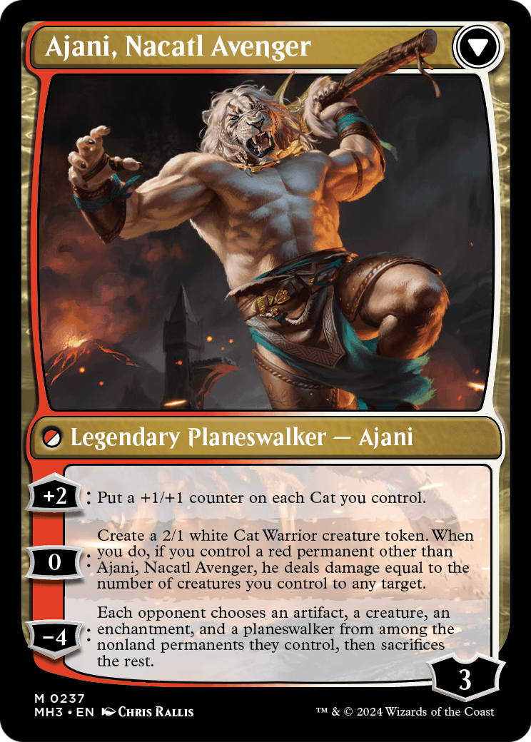 Ajani, Nacatl Pariah (MH3-237) [Modern Horizons 3] Foil
