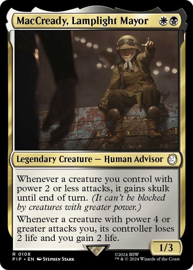MacCready, Lamplight Mayor (PIP-108) [Fallout] Foil