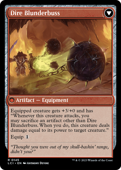 Dire Flail (LCI-145) [The Lost Caverns of Ixalan]