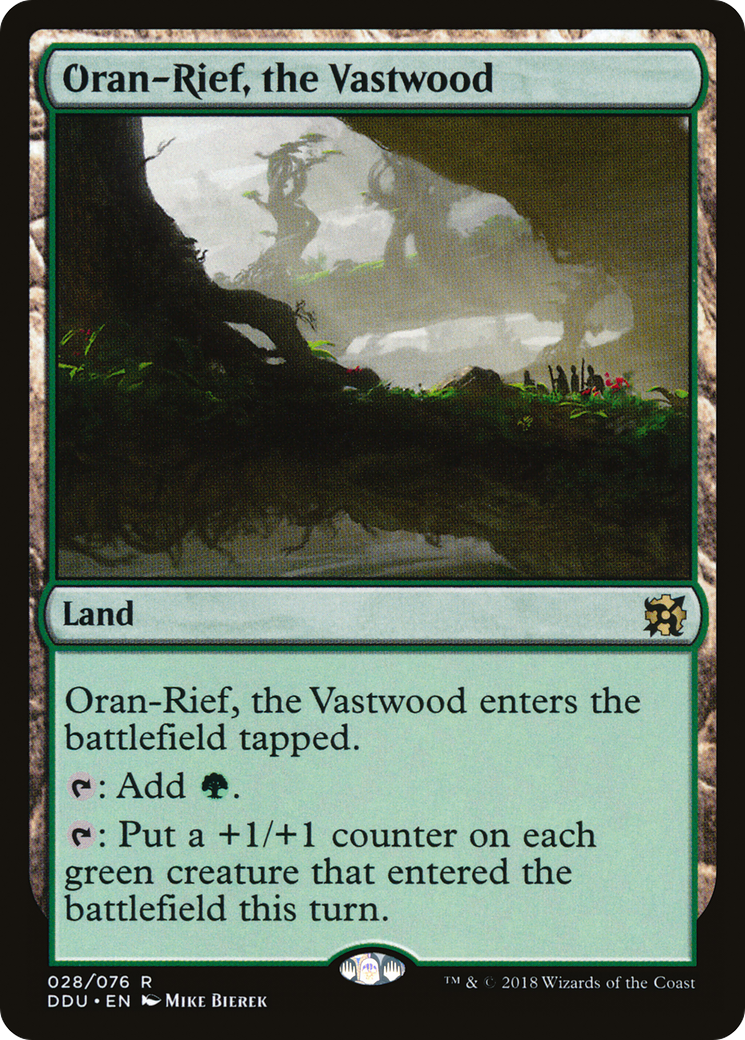 Oran-Rief, the Vastwood (DDU-028) [Duel Decks: Elves vs. Inventors]