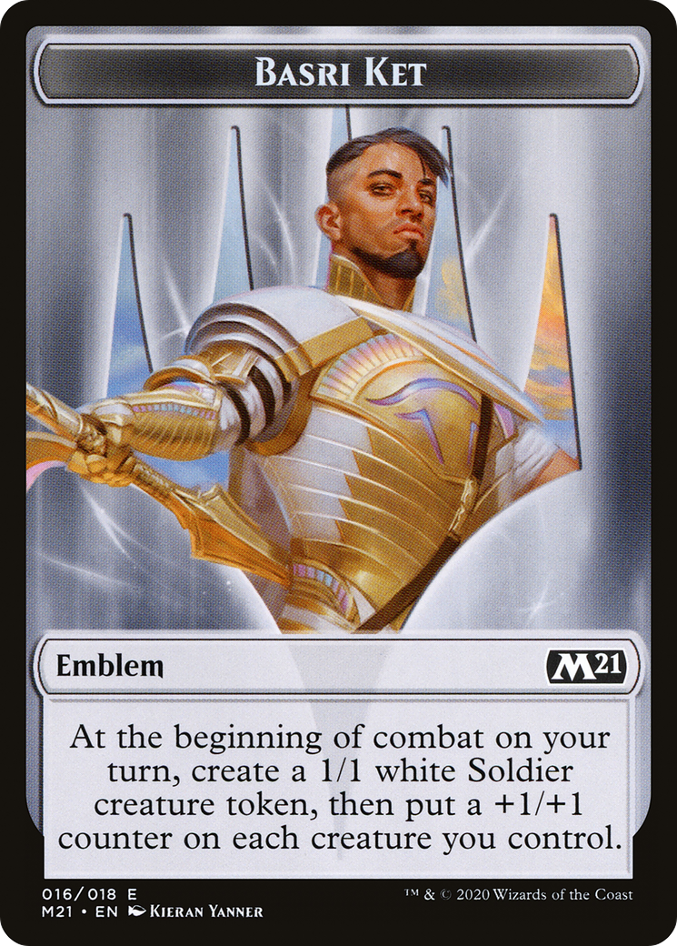 Basri Ket Emblem (TM21-016) [Core Set 2021 Tokens]