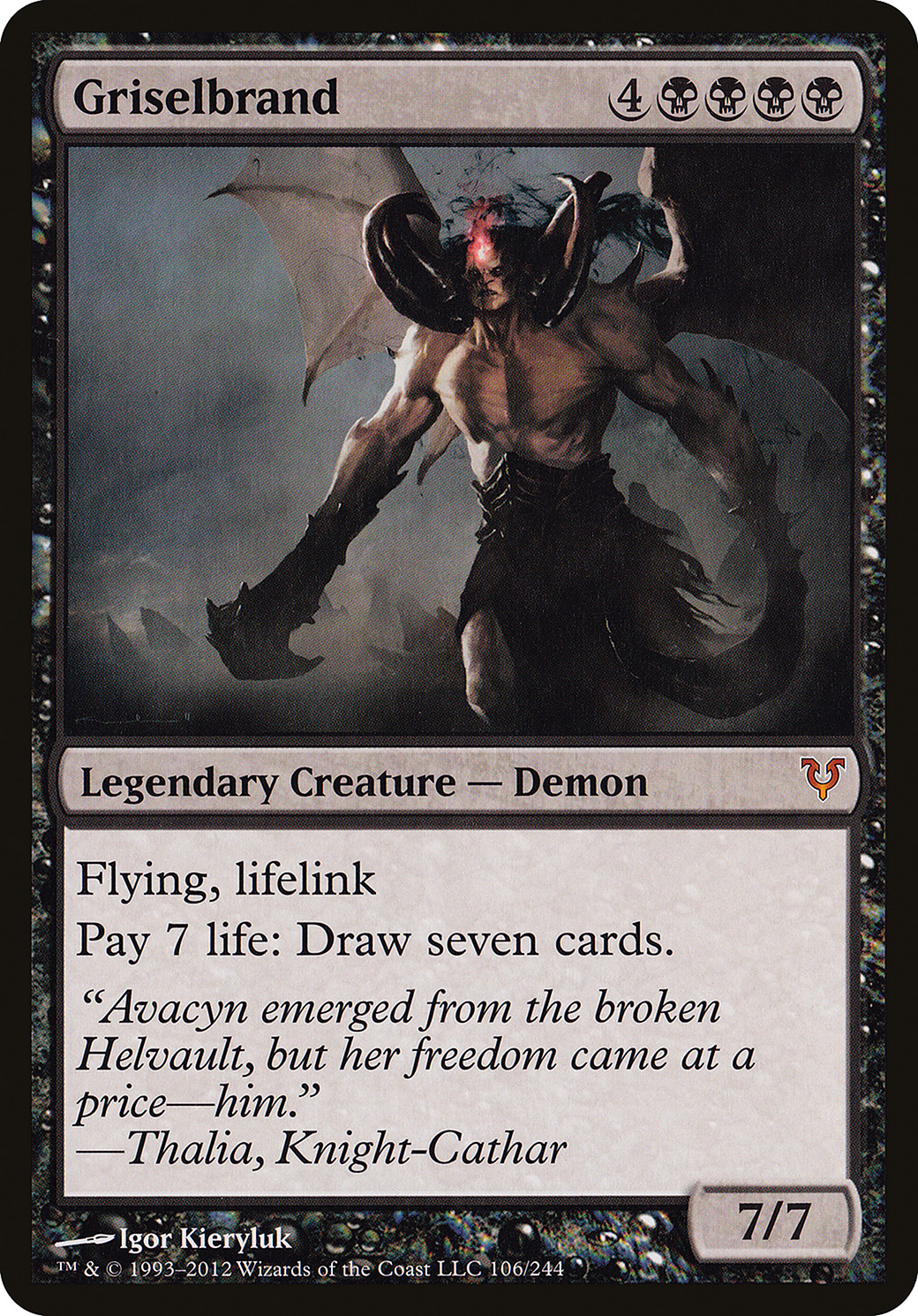 Griselbrand (Avacyn Restored) (OVER-106) [Open the Helvault]