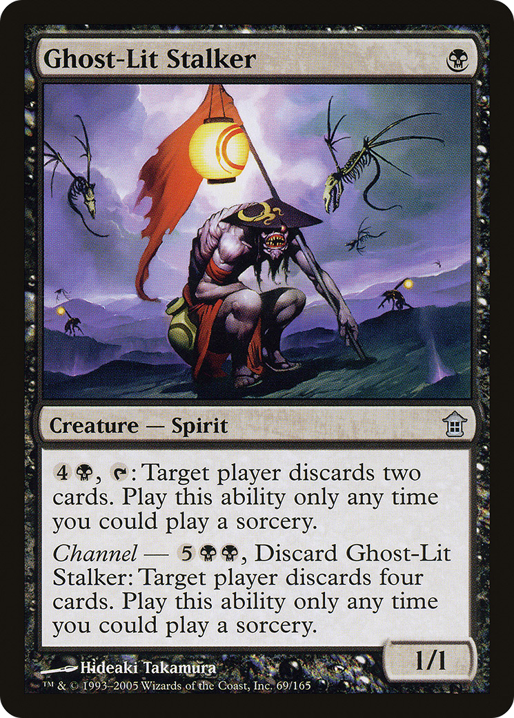 Ghost-Lit Stalker (SOK-069) [Saviors of Kamigawa] Foil