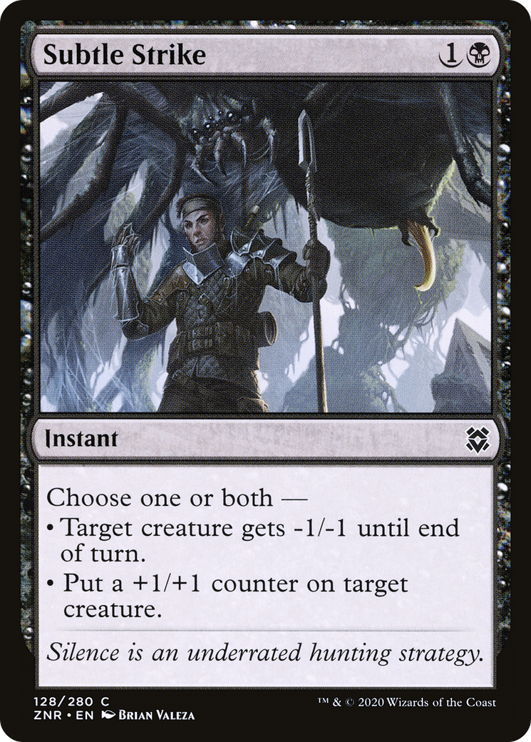 Subtle Strike (ZNR-128) [Zendikar Rising]