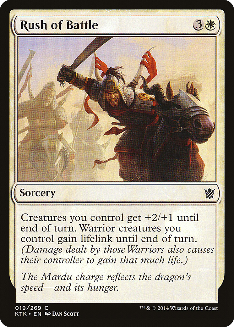 Rush of Battle (KTK-019) [Khans of Tarkir]