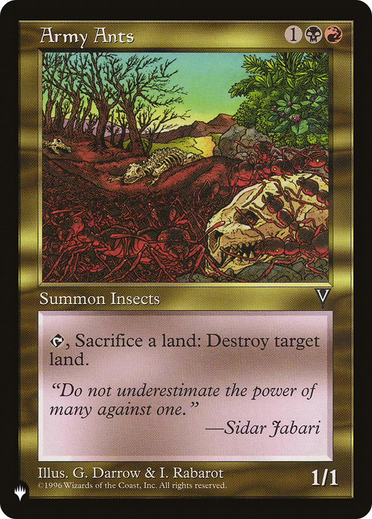 Army Ants (LIST-VIS-126) [The List]