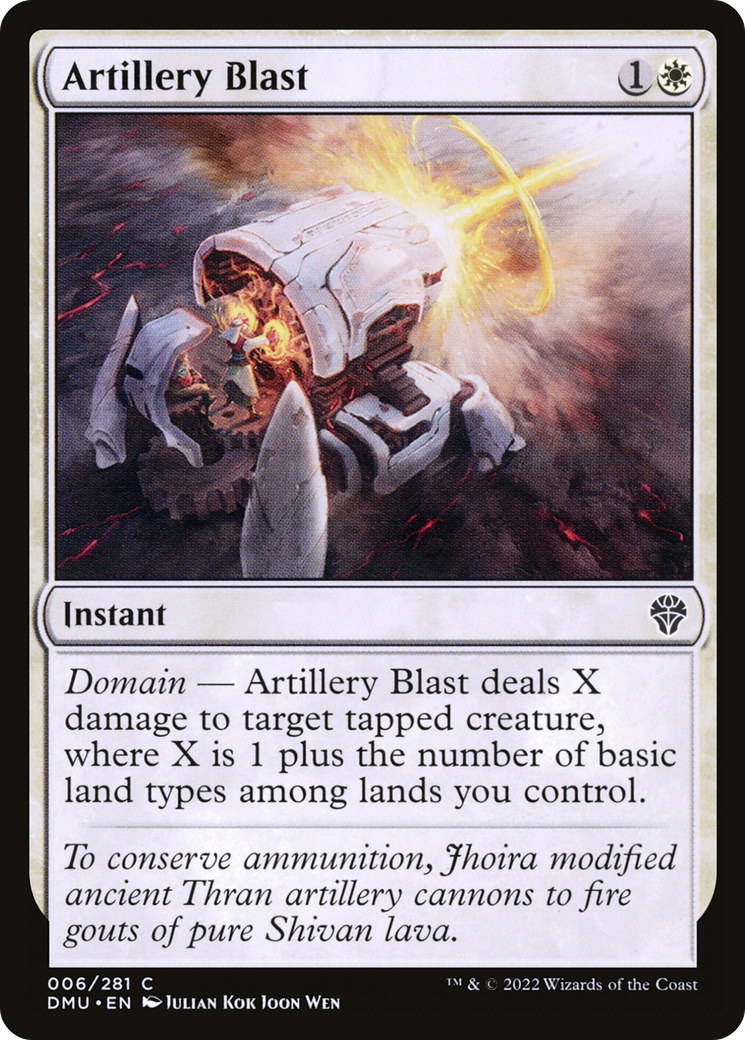Artillery Blast (DMU-006) [Dominaria United]
