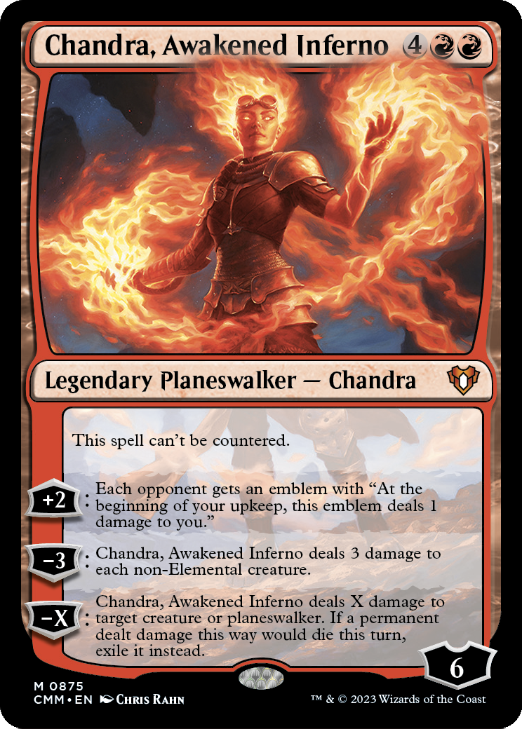 Chandra, Awakened Inferno (CMM-875) [Commander Masters]