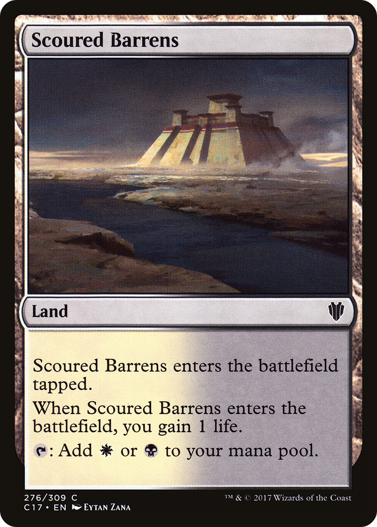 Scoured Barrens (C17-276) [Commander 2017]