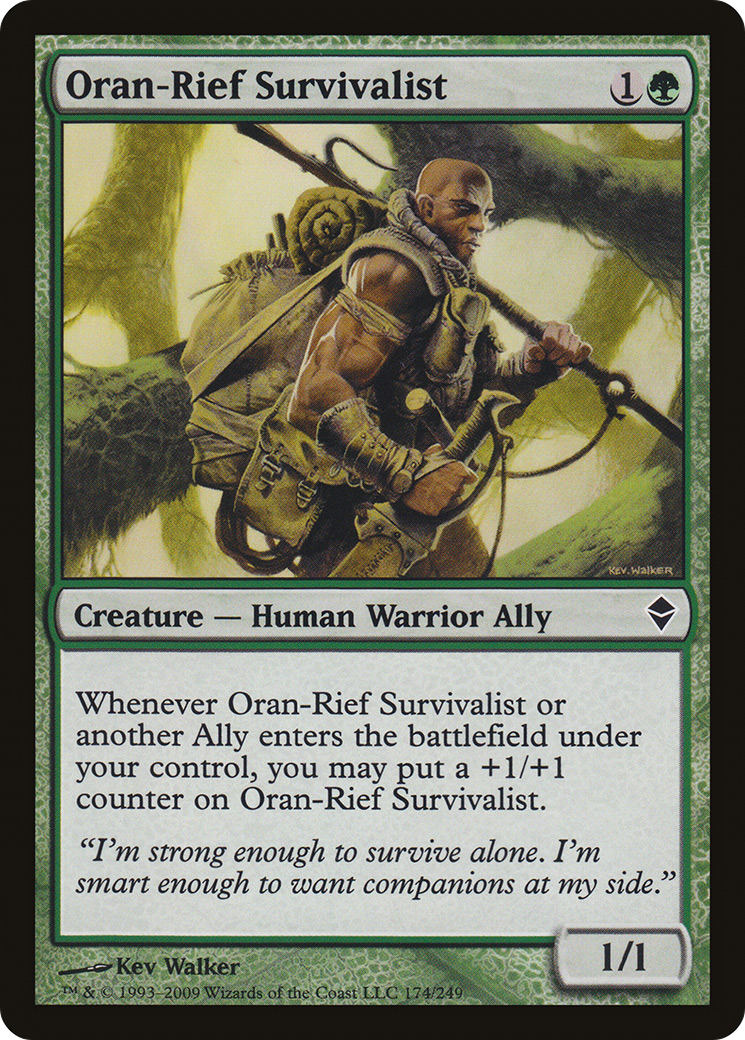 Oran-Rief Survivalist (ZEN-174) [Zendikar] Foil