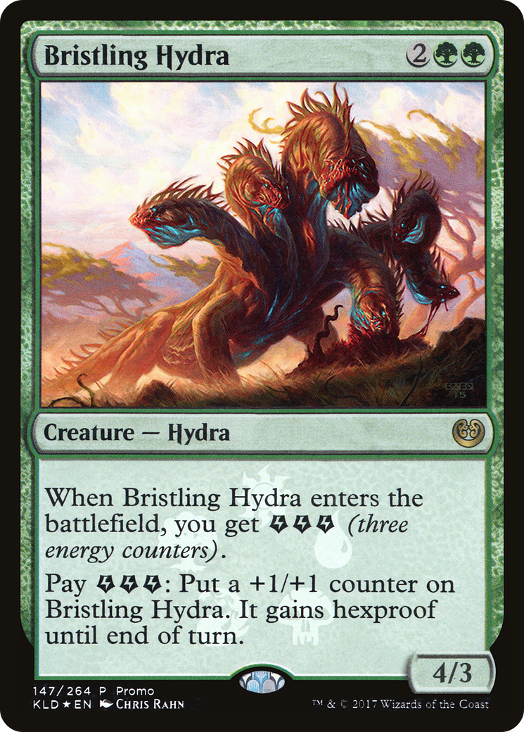 Bristling Hydra (MEDIA-147) [Kaladesh Promos] Foil