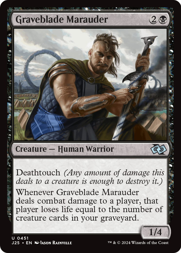 Graveblade Marauder (J25-451) [Foundations Jumpstart]