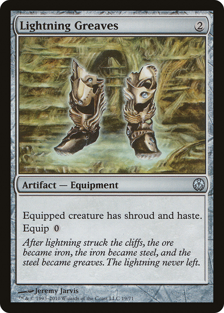 Lightning Greaves (DDE-019) [Duel Decks: Phyrexia vs. the Coalition]