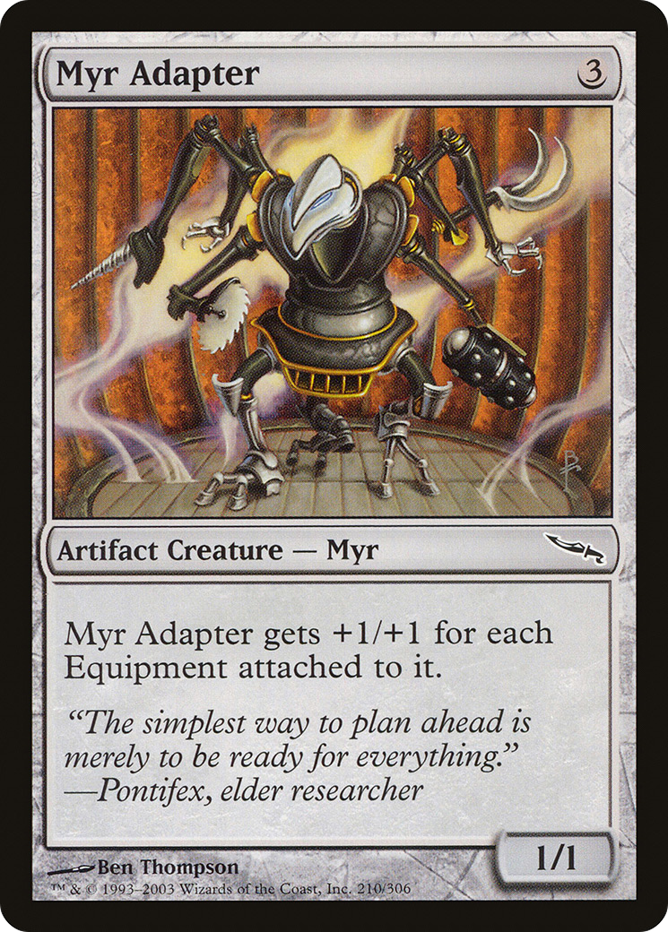 Myr Adapter (MRD-210) [Mirrodin] Foil