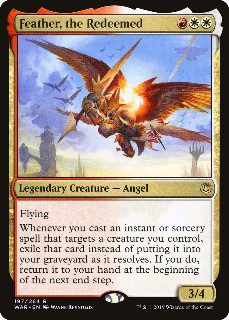 Feather, the Redeemed (PPTHB-197) [Promo Pack: War of the Spark Promos]