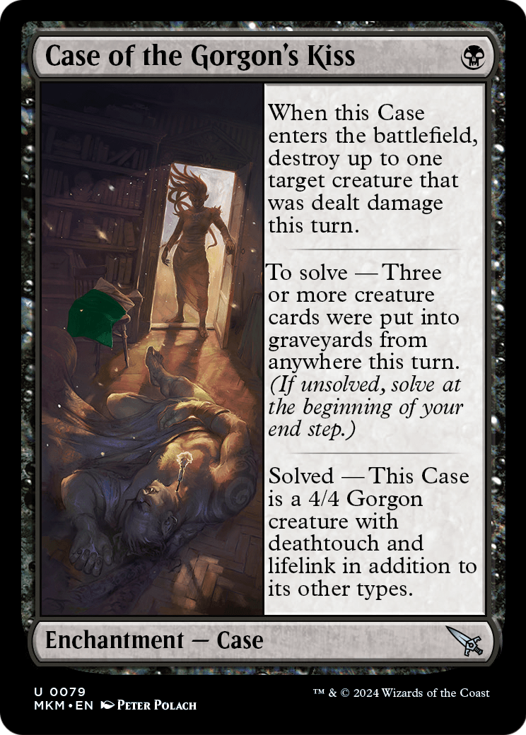 Case of the Gorgon's Kiss (b) (MKM-079) [Murders at Karlov Manor]