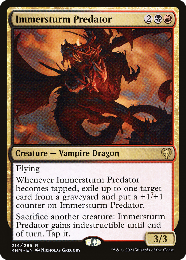 Immersturm Predator (KHM-214) [Kaldheim] Foil