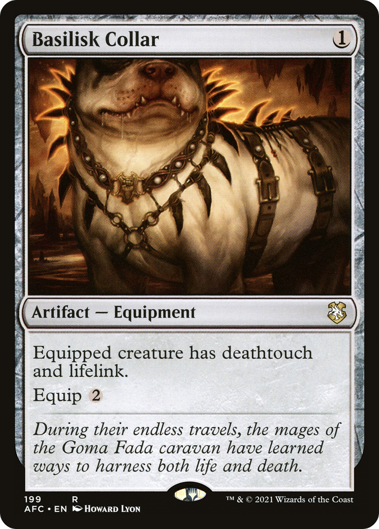 Basilisk Collar (AFC-199) [Forgotten Realms Commander]