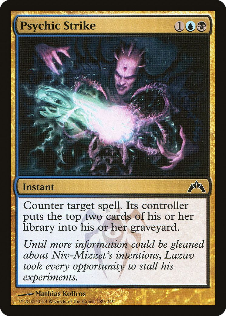 Psychic Strike (GTC-189) [Gatecrash] Foil